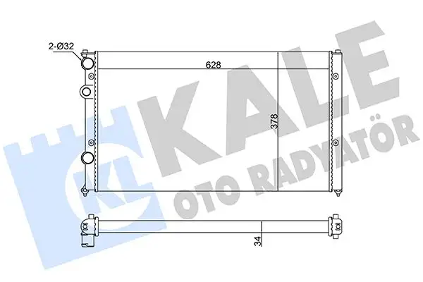 KALE 346050 Radyatör resmi