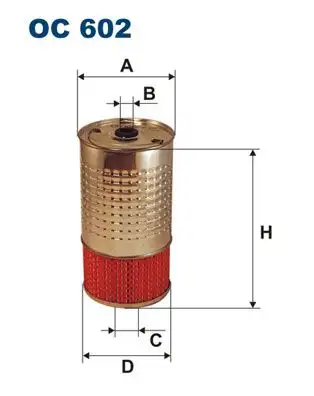 FILTRON OC602 Yağ Filtresi resmi