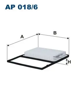 FILTRON AP018/6 Hava Filtresi 17801B1010 resmi