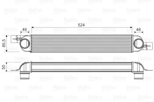 VALEO 818661 Turbo Radyatörü 13148294 resmi