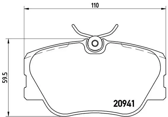 BREMBO P50008 Ön Fren Balatası resmi