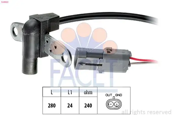 FACET 9.0023 Krank Sensörü 7700739793 resmi