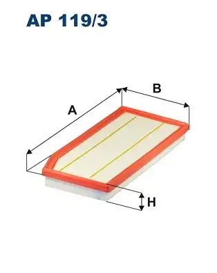FILTRON AP119/3 Hava Filtresi A2640940100 resmi