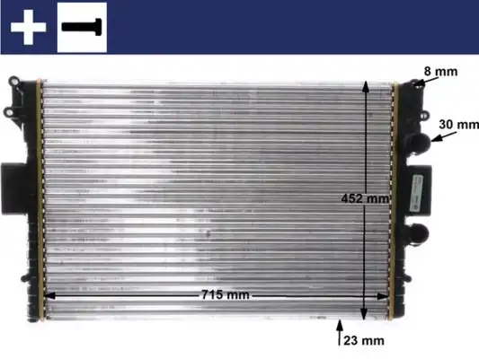MAHLE CR2006000S Radyatör 500396428 resmi