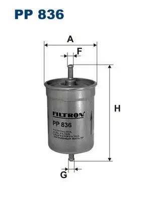 FILTRON PP836 Yakıt Filtresi resmi