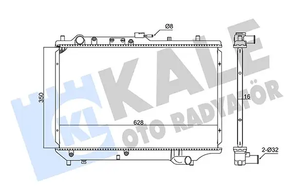 KALE 347895 Radyatör resmi