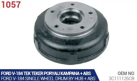 AYK 1057 Fren Kampanası 5C161109AA resmi