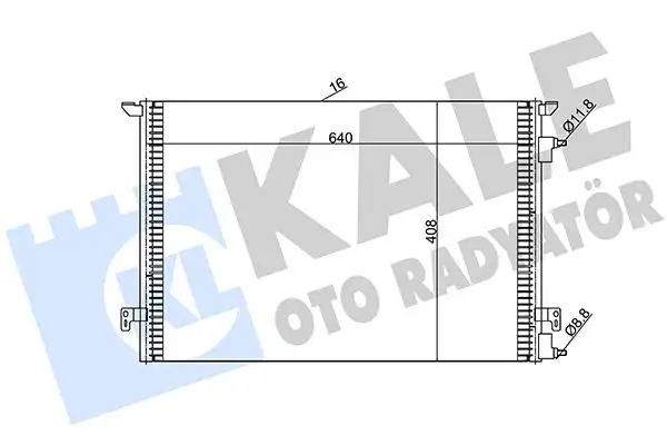 KALE 388900 Klima Radyatörü resmi