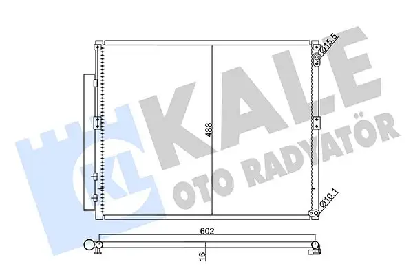 KALE 342470 Klima Radyatörü 8846160090 resmi