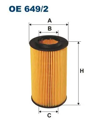 FILTRON OE649/2 Yağ Filtresi LRF100150L resmi