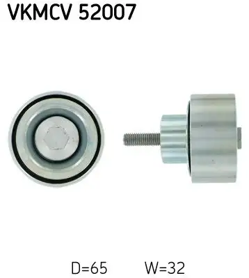 SKF VKMCV52007 Alternatör Gergi Rulmanı resmi
