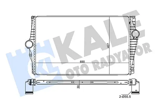 KALE 350840 Turbo Radyatörü resmi