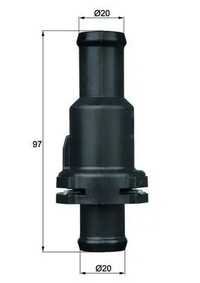 MAHLE TH580 Termostat 4E0121113 resmi