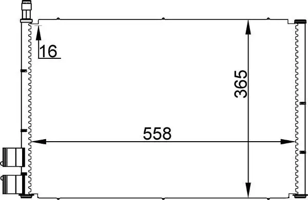 MAHLE AC298000S Klima Radyatörü resmi