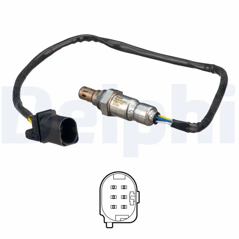 DELPHI ES21160-12B1 Oksijen Sensörü 04L906262M resmi