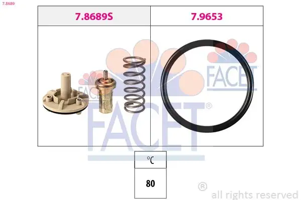 FACET 7.8689 Termostat 03C121110L resmi