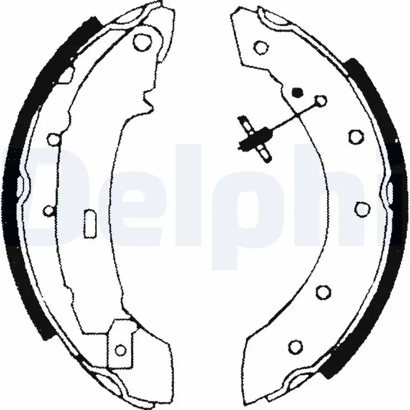 DELPHI LS1717 Arka Fren Balatası resmi