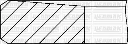 YENMAK 91-09654-050 Motor Segmanı (0.50) resmi