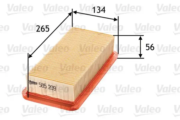 VALEO 585209 Hava Filtresi 281131G100 resmi