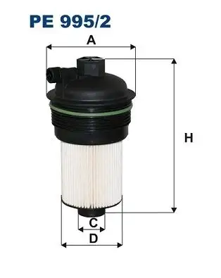 FILTRON PE995/2 Yakıt Filtresi 2005485 resmi