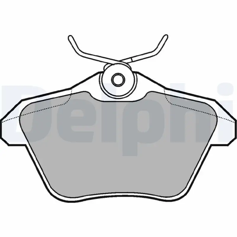 DELPHI LP1018 Arka Fren Balatası resmi