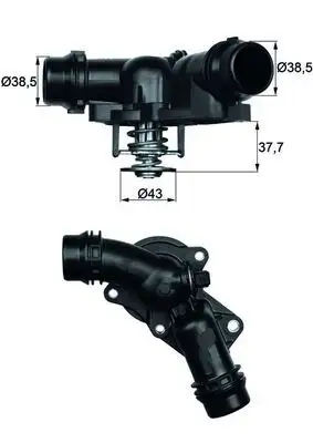 MAHLE TM1397 Termostat resmi