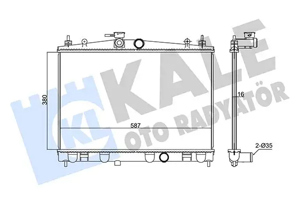 KALE 348005 Radyatör resmi