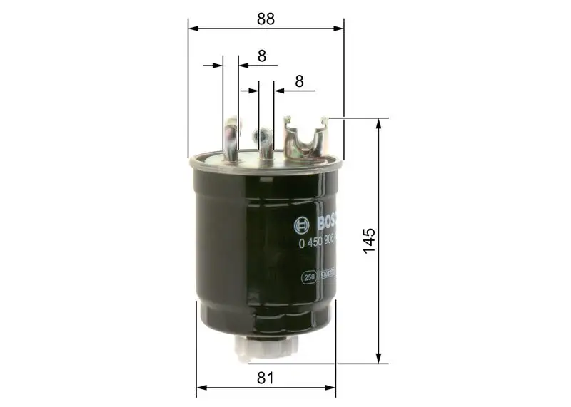 BOSCH 0450906409 Yakıt Filtresi 6K0127401G resmi