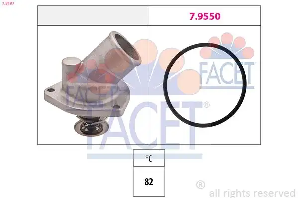 FACET 7.8197 Termostat 90466522 resmi