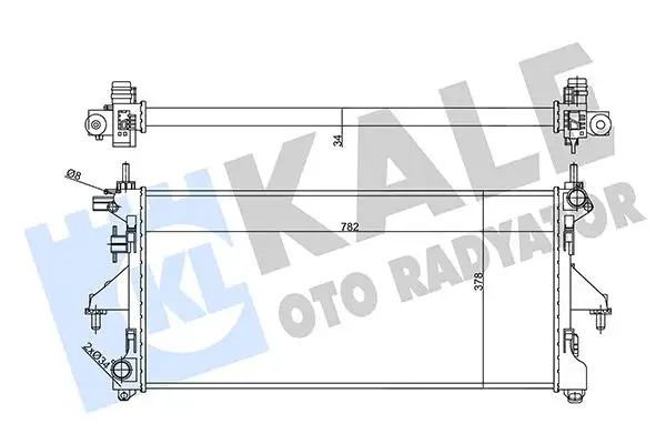 KALE 356455 Radyatör resmi