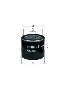 MAHLE OC458 Yağ Filtresi resmi