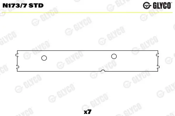 GLYCO N173/7-STD Eksantrik Yatağı 370661 resmi