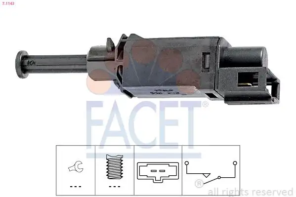 FACET 7.1143 Debriyaj Pedal Müşiri resmi