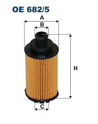 FILTRON OE682/5 Yağ Filtresi 650212 resmi