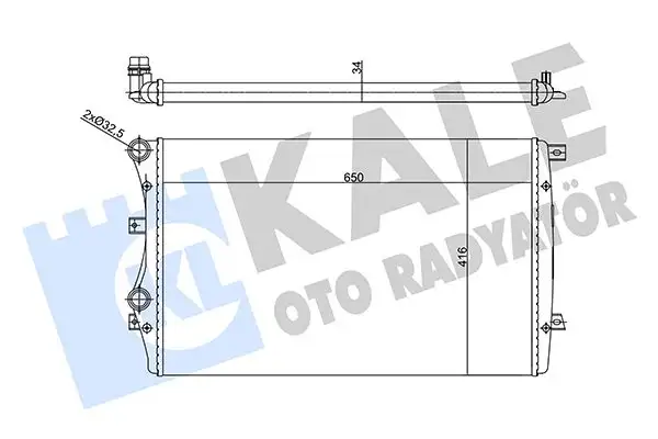 KALE 356925 Radyatör resmi