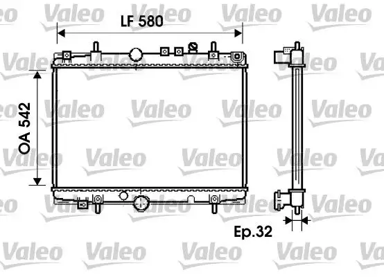 VALEO 734279 Radyatör resmi