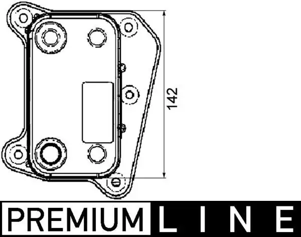 MAHLE CLC38000P Motor Yağ Soğutucu A6111880101 resmi