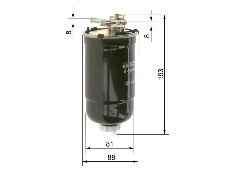 BOSCH 0450906322 Yakıt Filtresi resmi