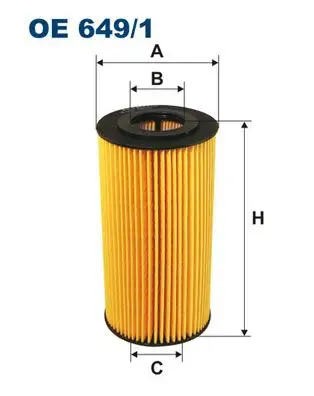 FILTRON OE649/1 Yağ Filtresi resmi