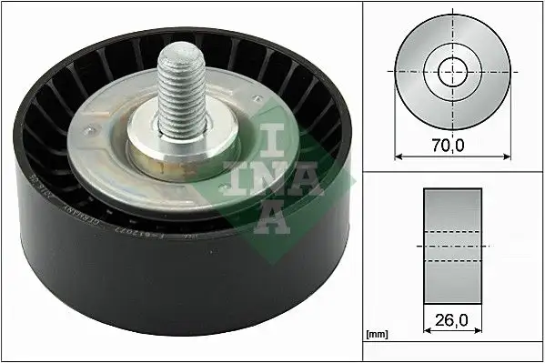 INA 532047510 Alternatör Gergi Rulmanı 11281440378 resmi