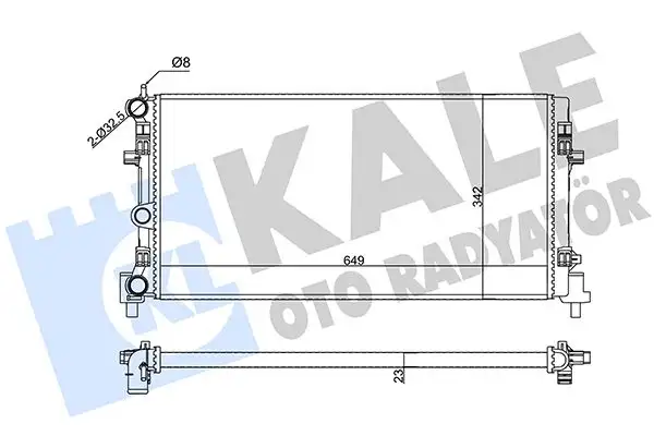 KALE 356425 Radyatör resmi