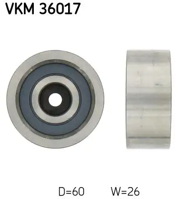 SKF VKM36017 Alternatör Gergi Rulmanı 7701044676 resmi