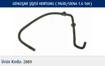 MASTER M2889 Yedek Su Deposu Hortumu 46770721 resmi