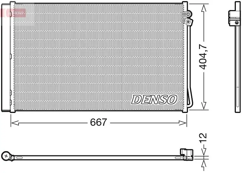 DENSO DCN17062 Klima Radyatörü A4478350070 resmi