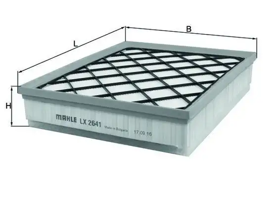 MAHLE LX2641 Hava Filtresi 13717798342 resmi