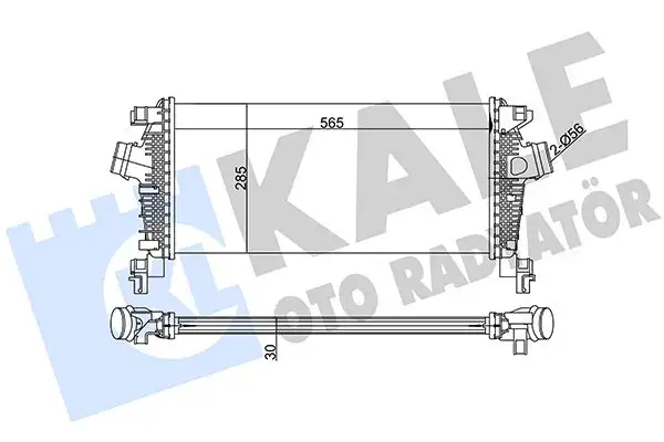 KALE 344800 Turbo Radyatörü 13267646 resmi