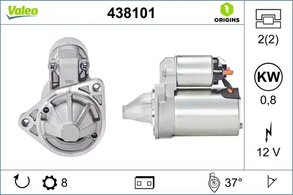 VALEO 438101 Marş Motoru resmi