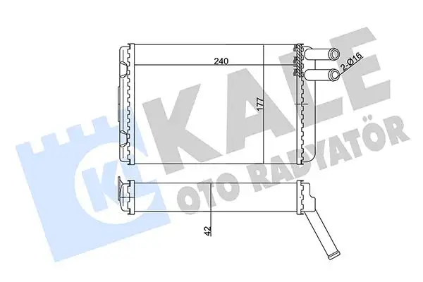 KALE 352050 Kalorifer Radyatörü 1307236 resmi