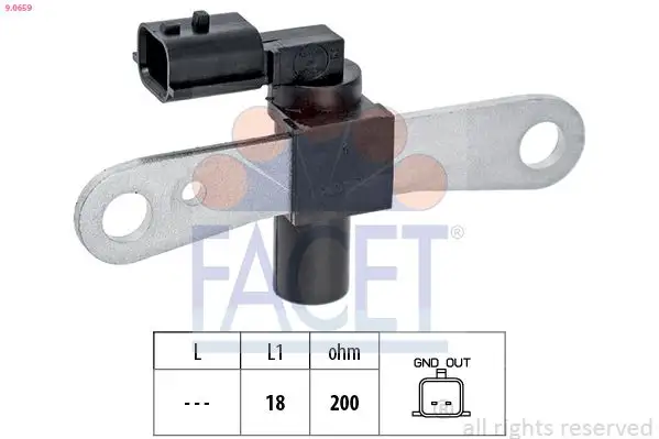 FACET 9.0659 Krank Sensörü 8200772182 resmi