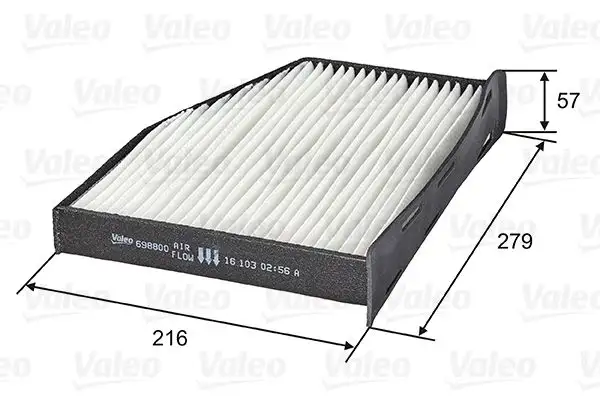 VALEO 698800 Polen Filtresi resmi